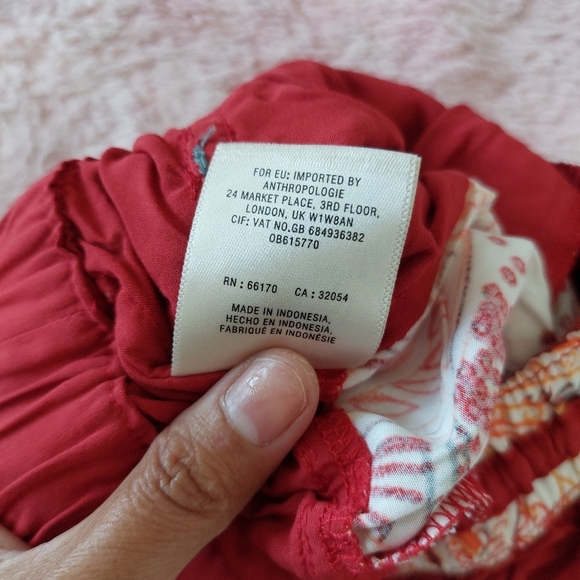 Anthropologie Hei Hei Paisley Print Rory Shorts Size Meduim - Picture 9 of 10